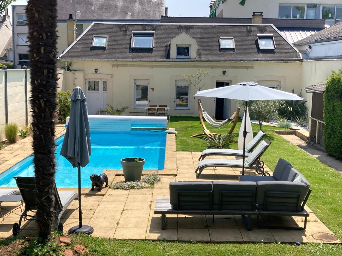 La Paisible - Maison 6 Pers Piscine - Le Mans Centre Eksteriør bilde